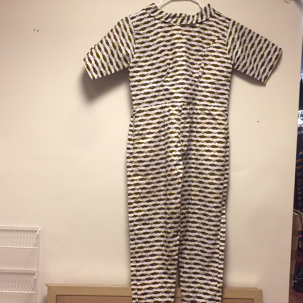 Ladies Dashiki Long Jumpsuit